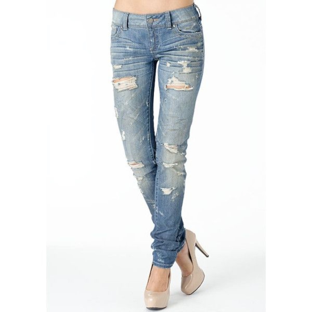 S&P by standards & practices dusty destroyed jeans